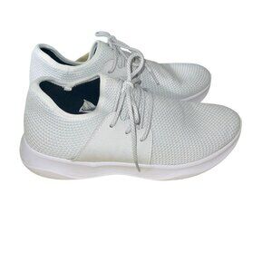 Vessi Men's Everyday Classic Waterproof Knit Travel Sneakers Shoes Size 10 White